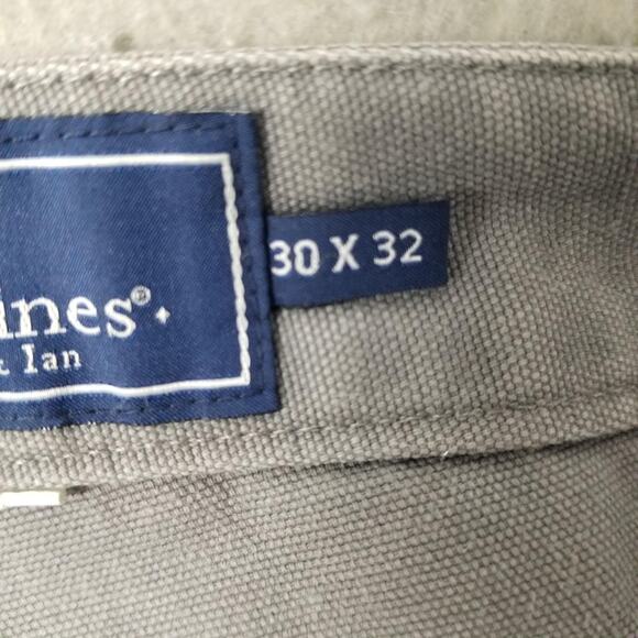 Vineyard Vines Pants Mens 30x32 Gray 5-Pocket Twill Chino Casual Straight Leg - Picture 14 of 14